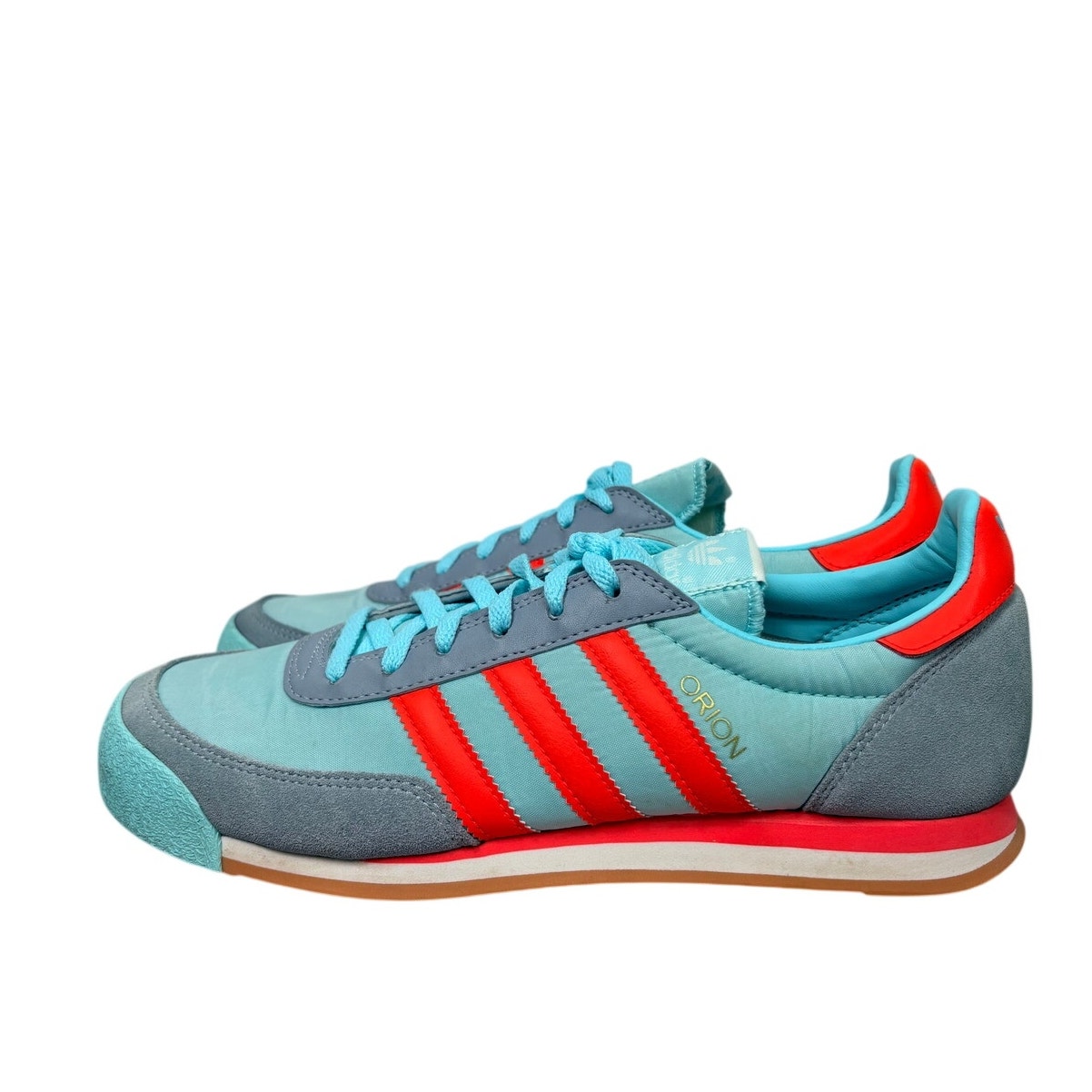 Adidas Originals Orion Clear Solar Red Halo Silver Sneaker Men Size 7.5 Blue